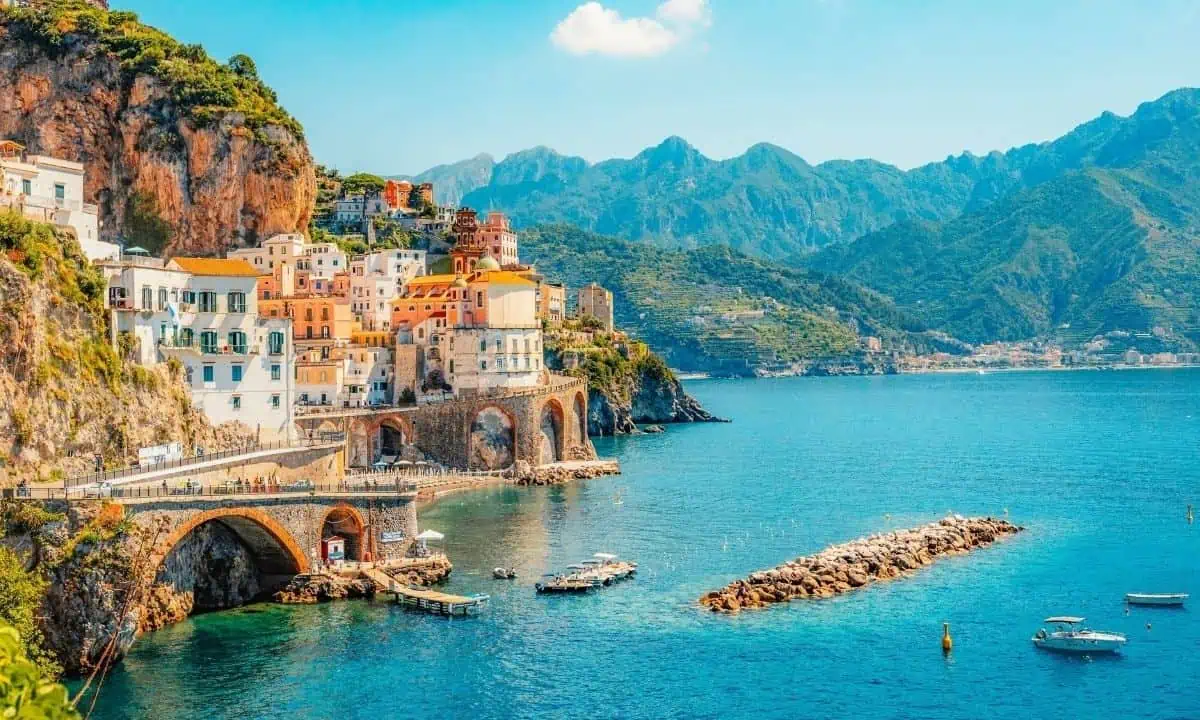 Atrani in Province of Salerno, Italy