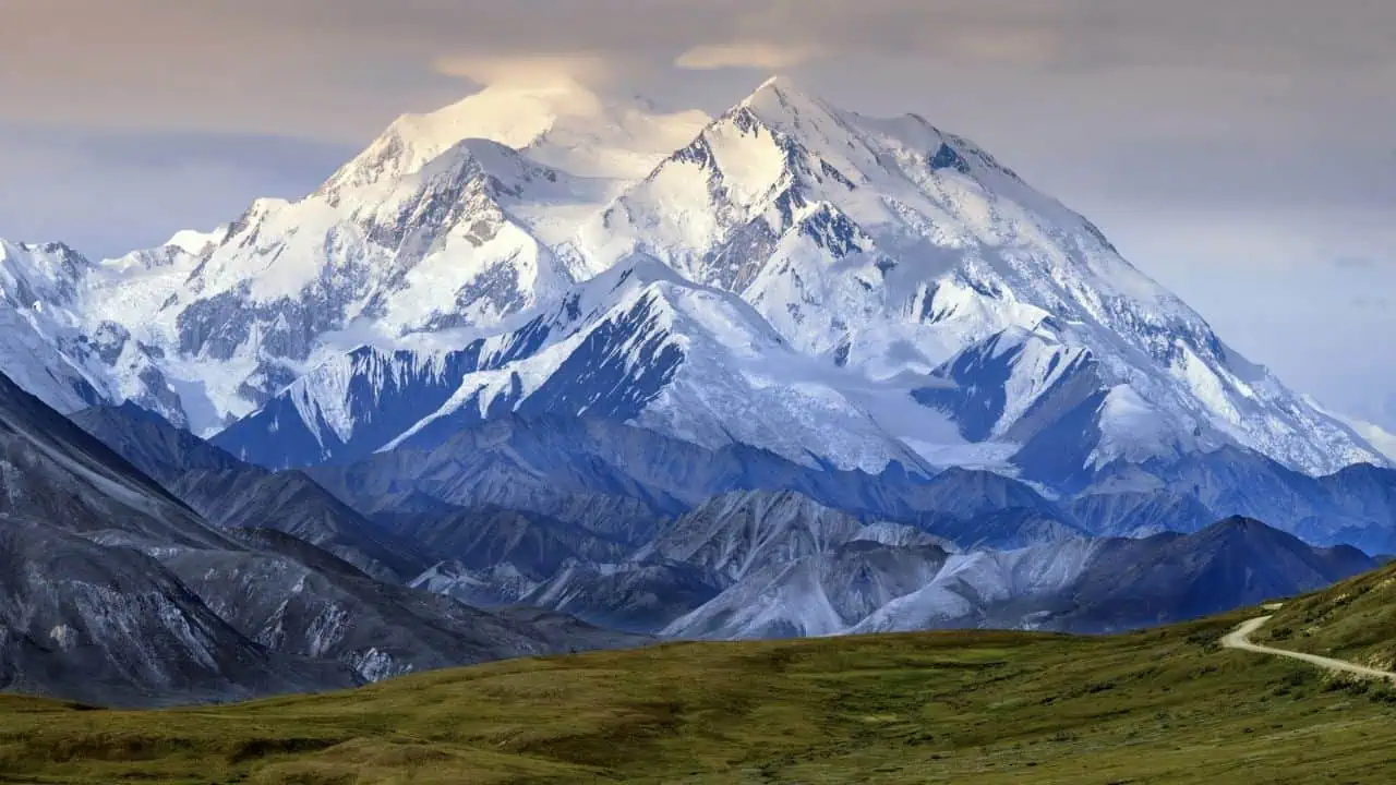 Mount McKinley at Denali National Park Alaska