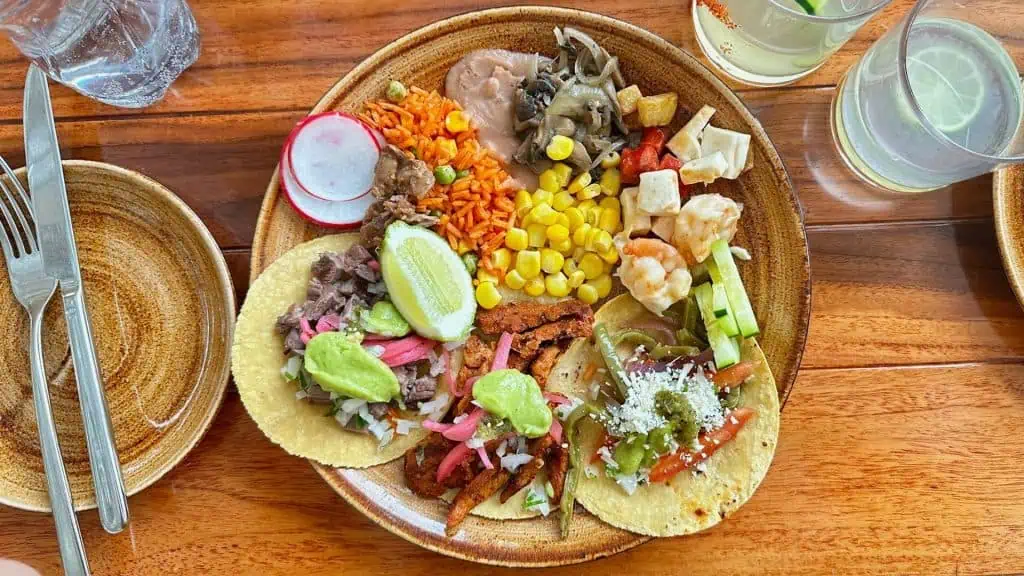 Tacos at Villa La Valencia
