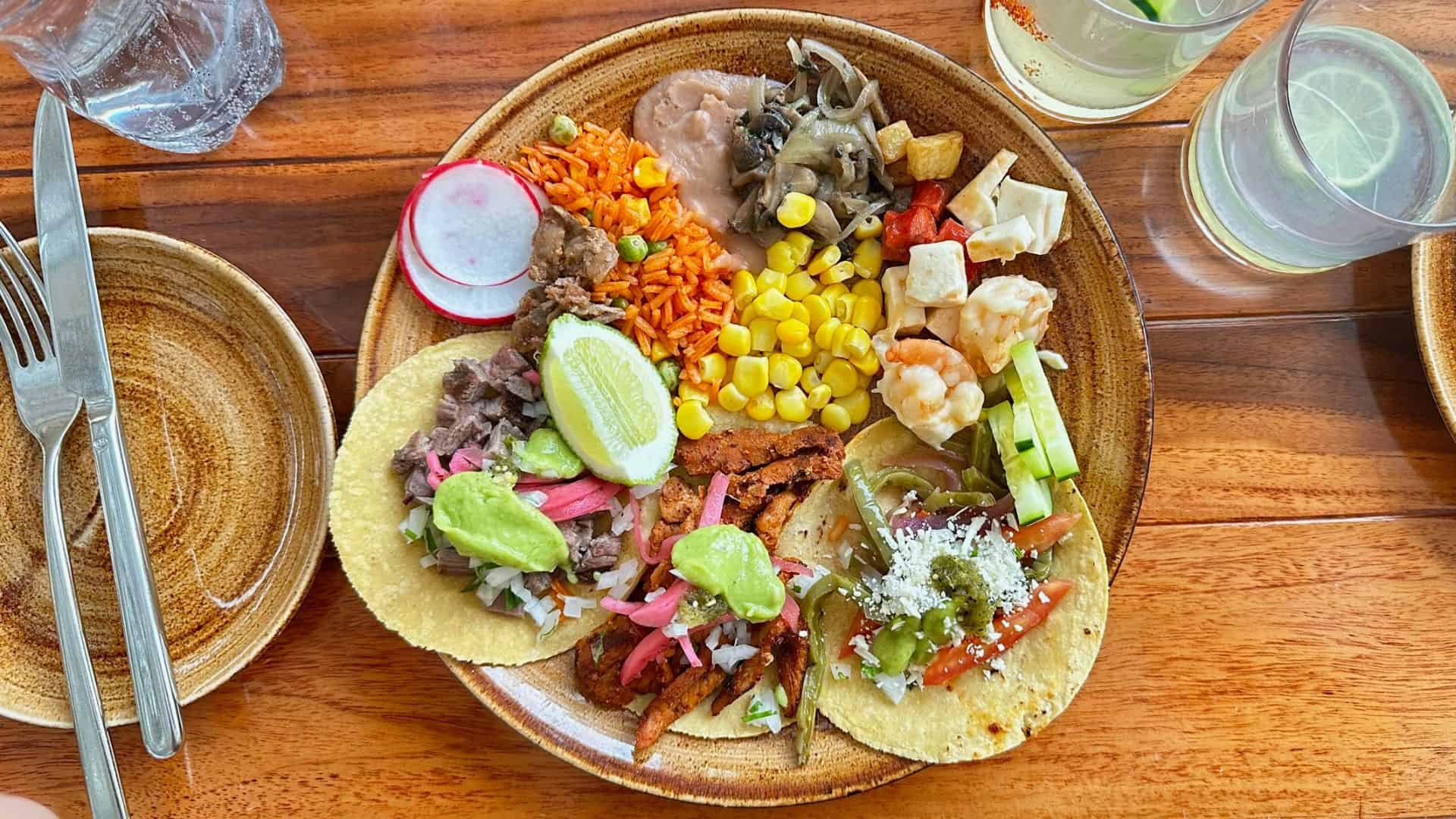 Tacos at Villa La Valencia