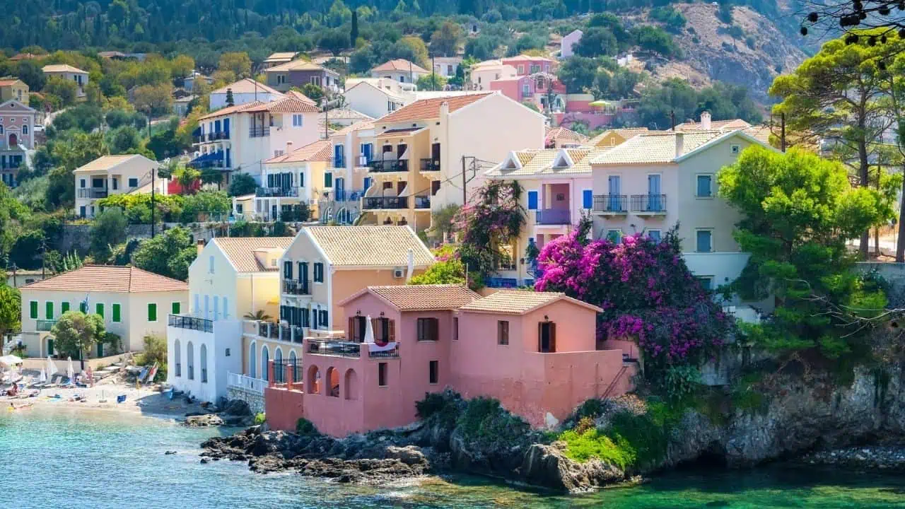 Town of Asos in Kefalonia