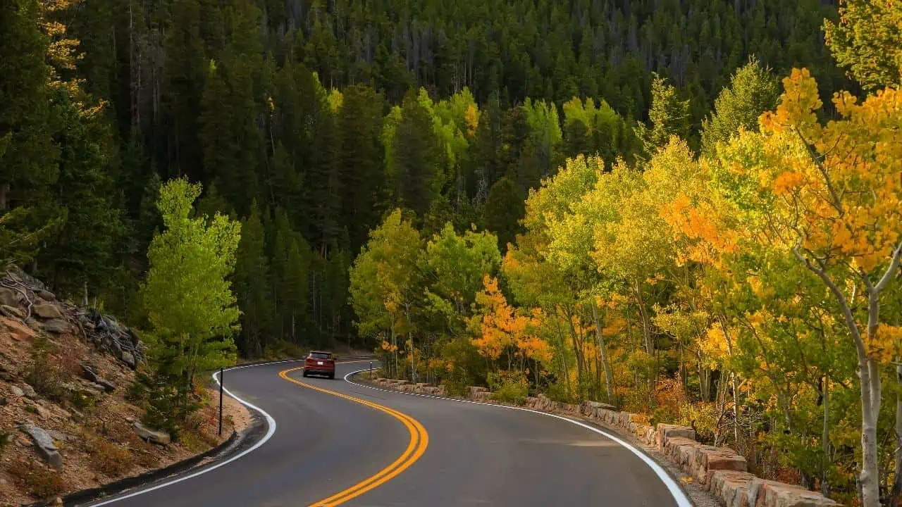 Trail Ridge Road in Colorado