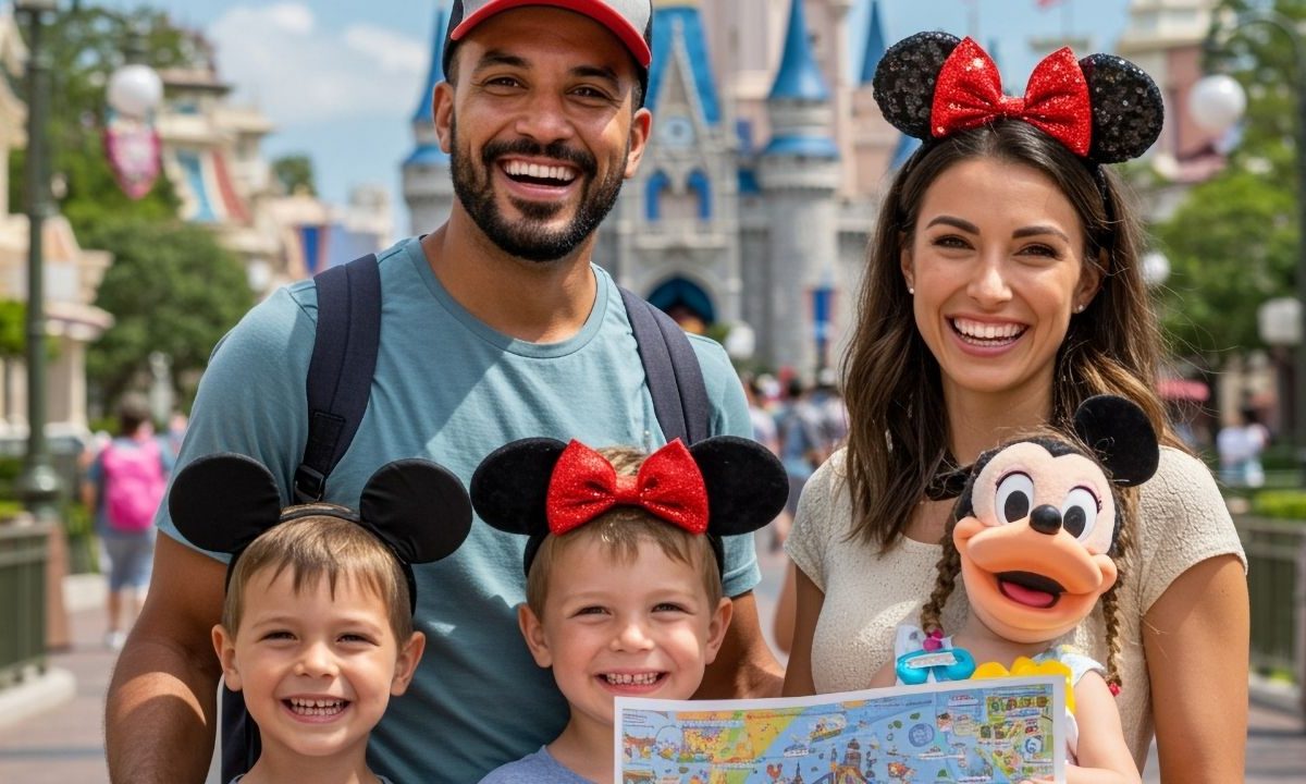 Family at Disney World