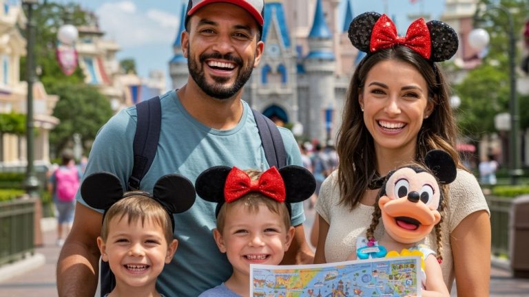 Family at Disney World