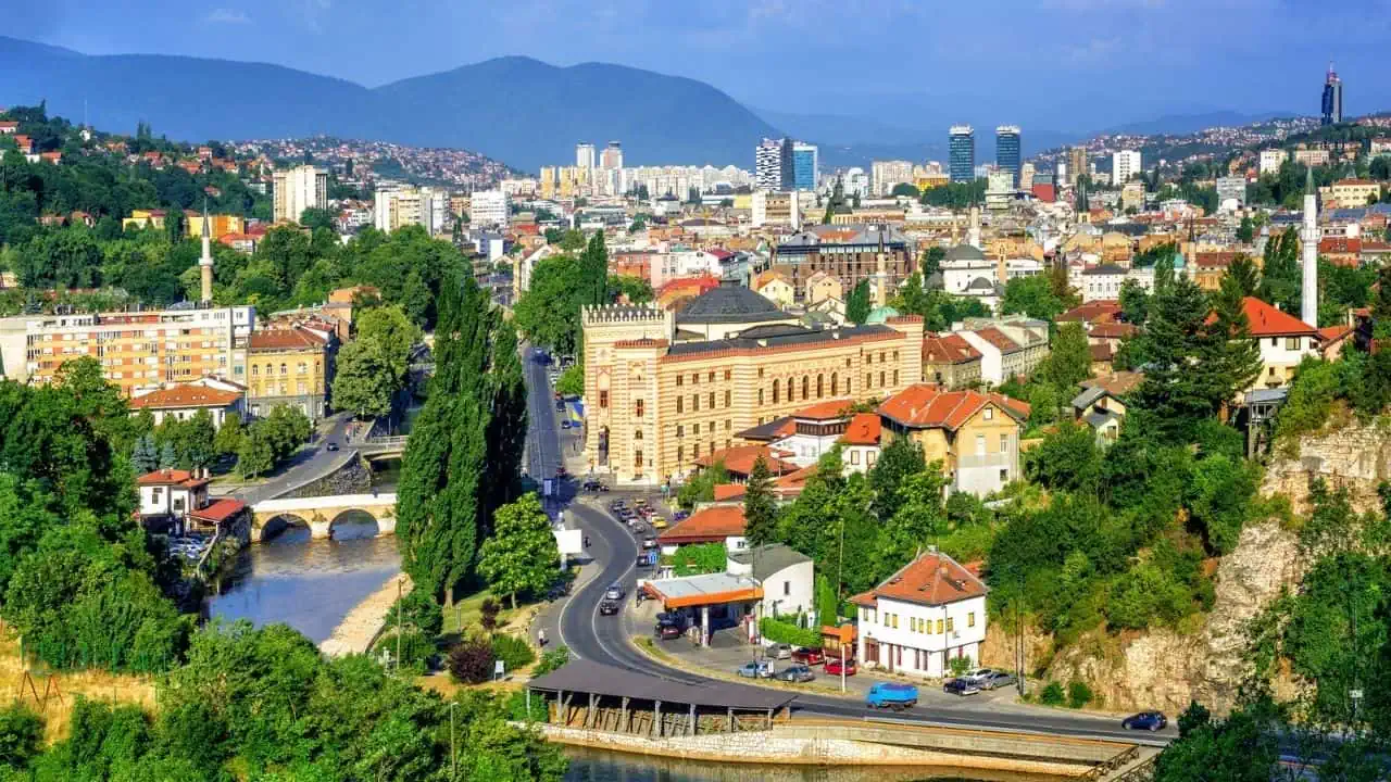 Sarajevo city, Capital of Bosnia and Herzegovina