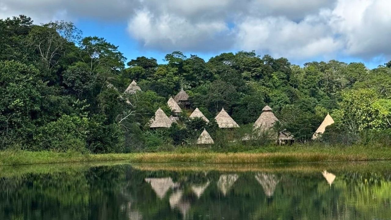 Embera village in Panama