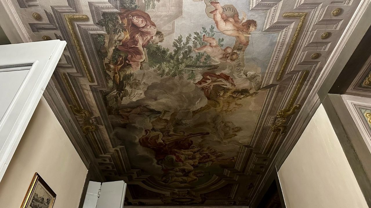 Fresco in the Kitchen of Il Giardino Suite
