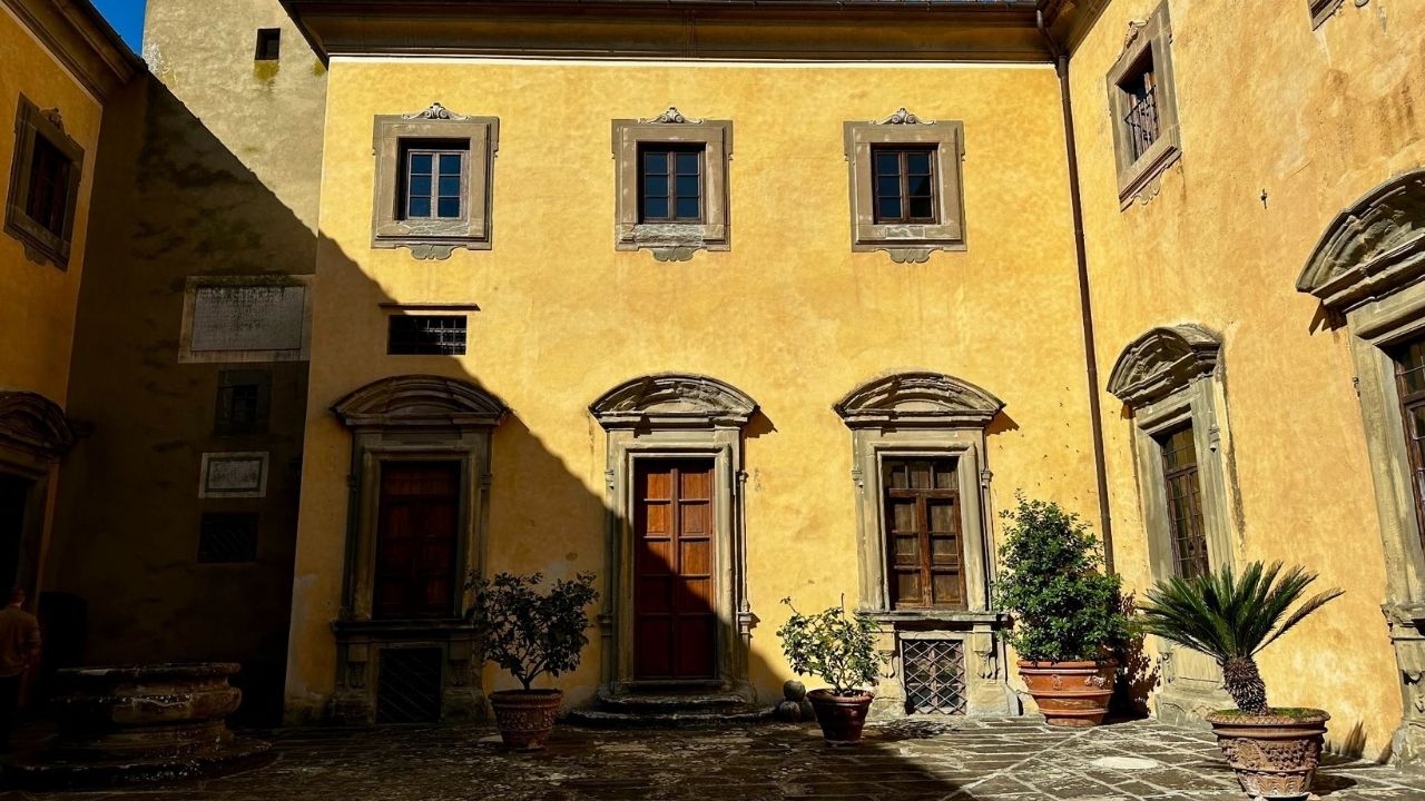 Inner Courtyard of Castello di Montegufoni