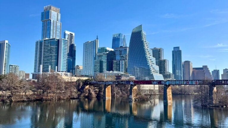 Austin skyline from Lady Bird Lake