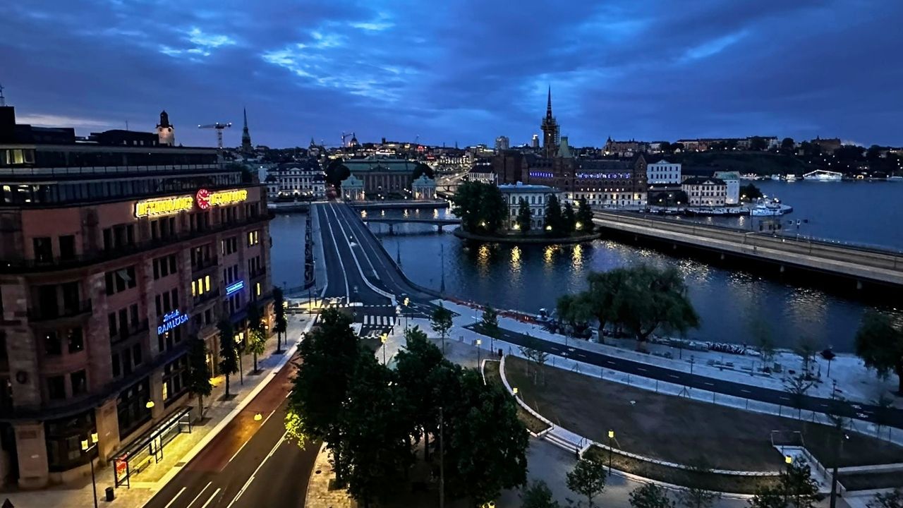 Views from Sheraton Stockholm Hotel Room