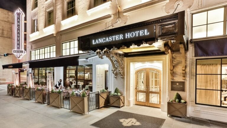 The Lancaster Hotel in Houston, Texas
